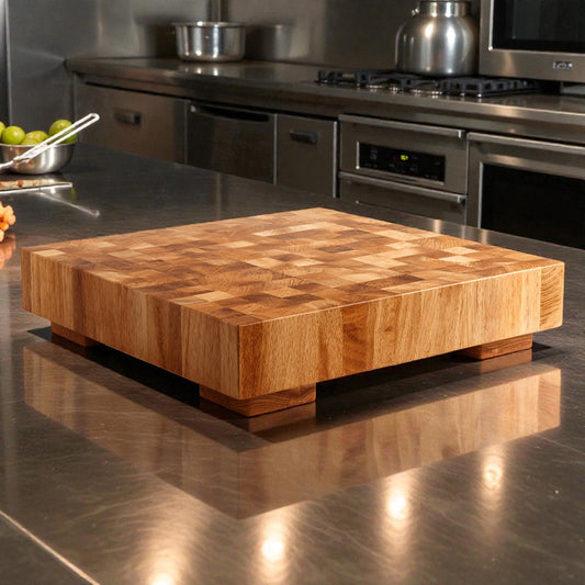 Qelnu Heavy-Duty End Grain Butcher Block