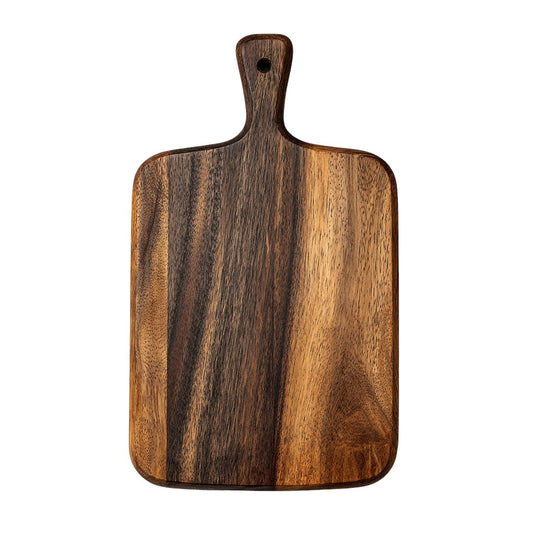 Qelnu Acacia Wood Serving & Cutting Board with Handle